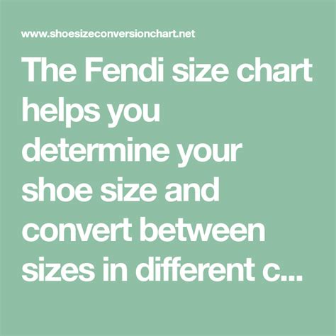 what size is fendi iii|Find Your Perfect Fit with Women’s Siz.